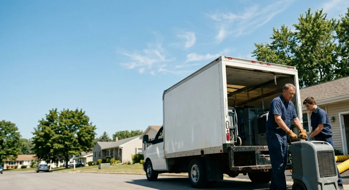Water Damage Cleanup in Mansfield, IL near me